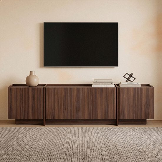 CALICOSY - TV-meubel 2 deuren L180 cm - ARVEN