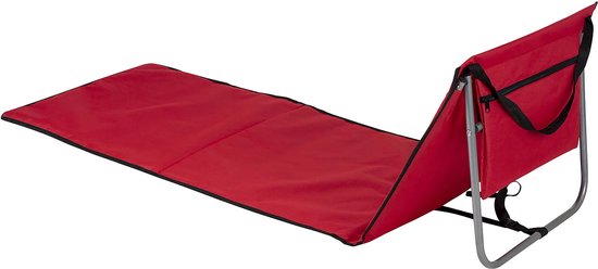 Bo-Camp - Strandmat/strandstoel - Lota - Rood