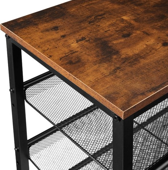 tectake - Schoenenrek Bournemouth industrial dark - 404279