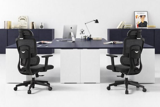 ArtGlobal® Ergonomische bureaustoel - verstelbaar - lendensteun - 125° kantelbaar