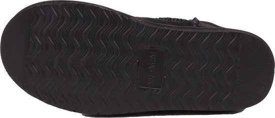 Alpacas Footwear – Dames - Echt suéde korte laarzen - Gevoerd met 100% zacht lamswol – Zwart - 42