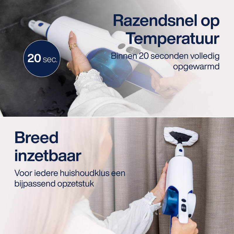 Samako Royal Elite Stoomreiniger - Handstomer - Vlekkenreiniger - Diepte reiniging voor vloer, bank, badkamer en tapijt - Tapijtreiniger