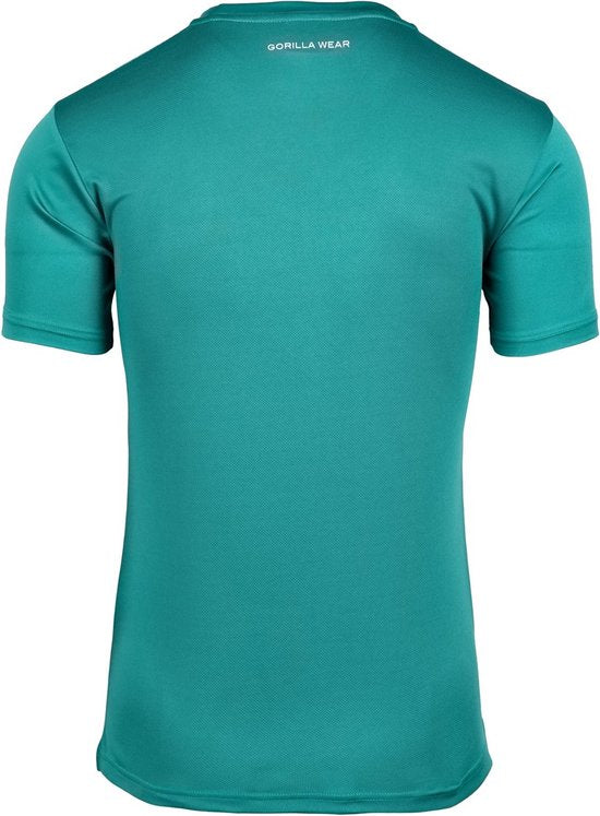 Gorilla Wear Vernon T-shirt - Groen/Blauw - 2XL