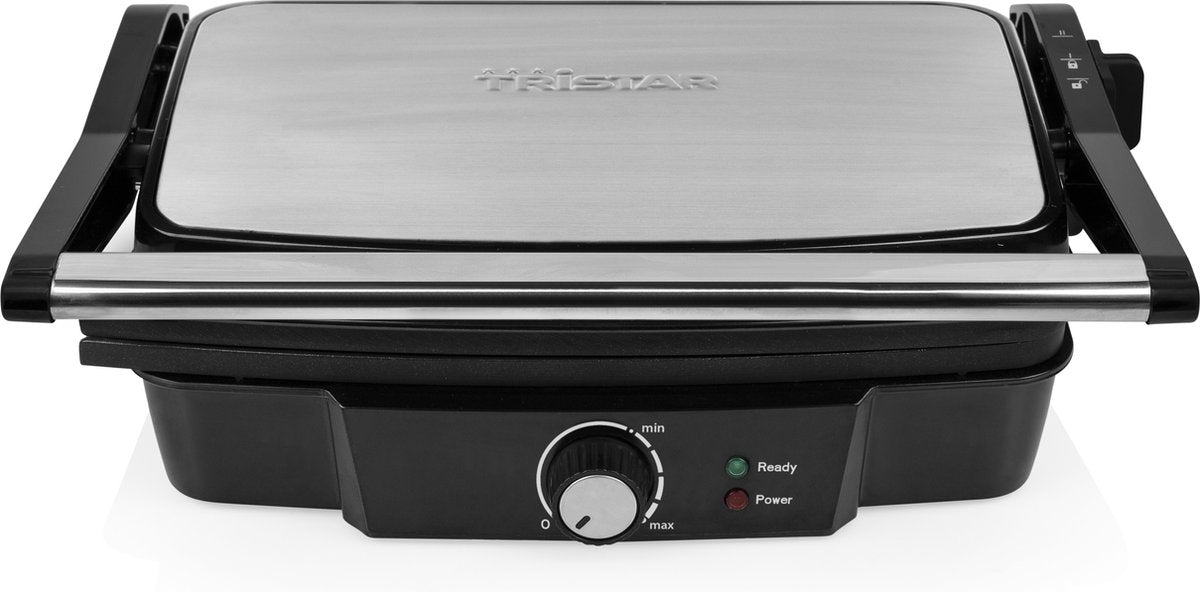Tristar PD-4958B Contactgrill - 1000 W - 23 x 14,5 cm - Zwart