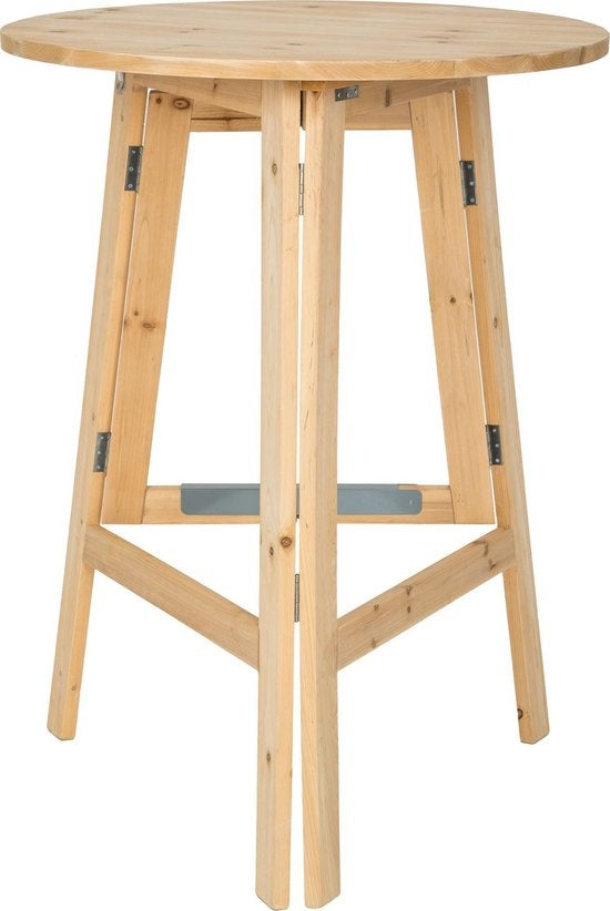tectake - Party bartafel van massief hout -  403249