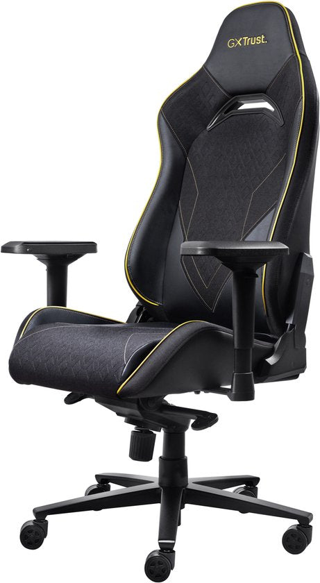 Trust GXT 721 Ruya Pro - Premium Comfortabele Gamestoel - 4D-armleuningen - Geïntegreerde Lendensteun - Verstelbaar tot 150 kg - Zwart