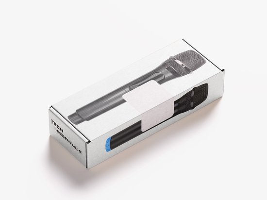 Tech Essentials Draadloze Microfoon - USB-C Oplaadbaar - Extra bereik - Karaoke - ASMR - Studio - Geschikt Voor Partybox - 3.5-6.3mm Jack