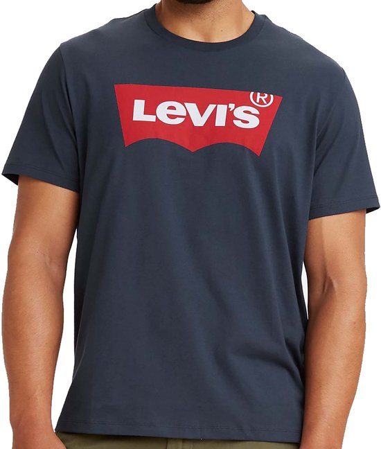 Levi's T-Shirt Graphic Logo Donkerblauw (navy) - Maat L - Heren - Casual T-shirts