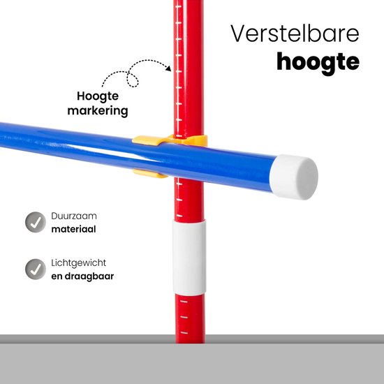 Hobby Horse Hindernis - Verstelbaar - Stokpaardje speelgoed - Stok paard spullen - Paarden speelgoed