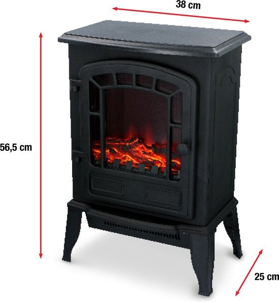 Classic Fire - Elektrische Sfeerhaard Torino - Elektrische Kachel - LED Vlammen - 2000W
