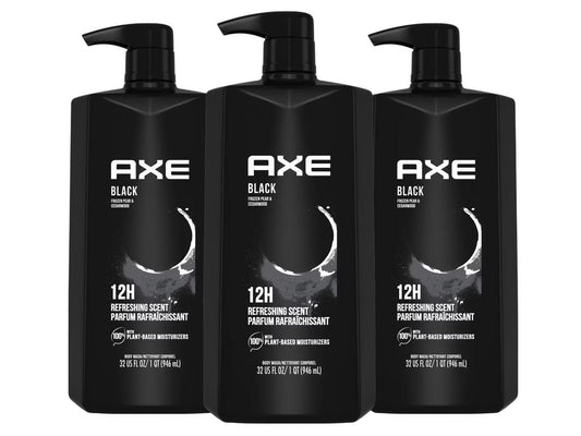 Axe Douchegel Black - Verfrissende Geur - 3x 1 Liter
