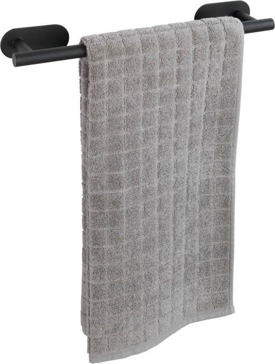 Wenko Turbo-Loc® Handdoekrail Orea Zwart