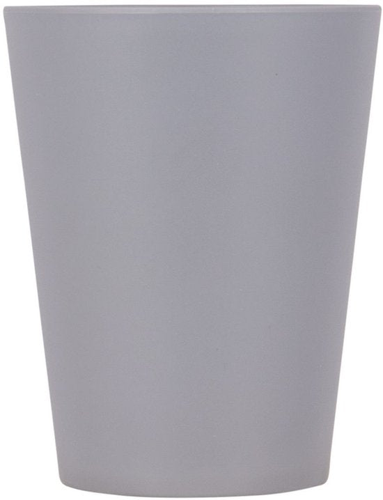 Bo-Camp - Servies - Renew - RPET - Grijs - 16 Stuks