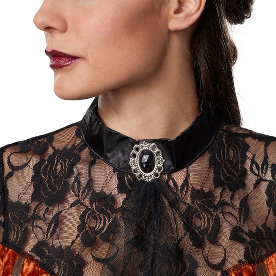 dressforfun - Steampunk gravin M - verkleedkleding kostuum halloween verkleden feestkleding carnavalskleding carnaval feestkledij partykleding - 302311