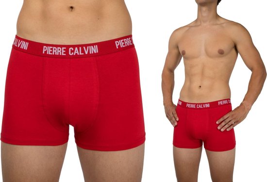 Pierre Calvini - Boxershort Heren - Heren Ondergoed - 12 Stuks - Maat L - Classic Kleuren - Boxershorts Korte Pijp