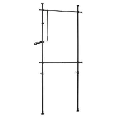 SoBuy FRG109 Kledingrek - Telescopisch - Zwart
