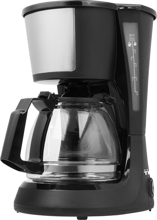 Tristar Koffiezetapparaat filterkoffie 600W - CM-1281 - 0,75L, 6 koppen - Camping geschikt - Zwart