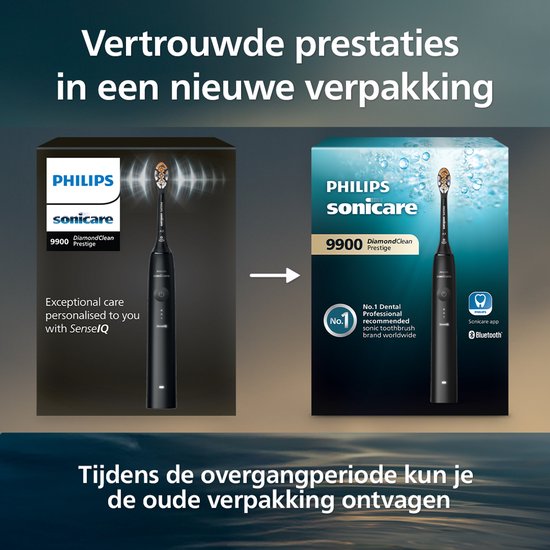 Philips Sonicare DiamondClean 9000 -Elektrische tandenborstel - Lichtroze - Oplaadglas - HX9911/29