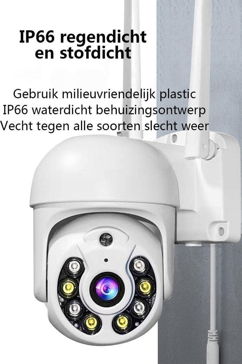 Fuegobird Wifi Smart Waterproof IP66 WIFI IP Camera-Outdoor Draaibaar en Kantelbaar Full HD 1080P-1 Inch Kleine Dome camera