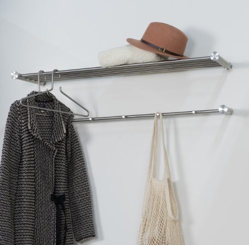 Spinder Design Carrie 1 Wandkapstok - 5 Haken - Staal - 100 x 40 x 150 cm