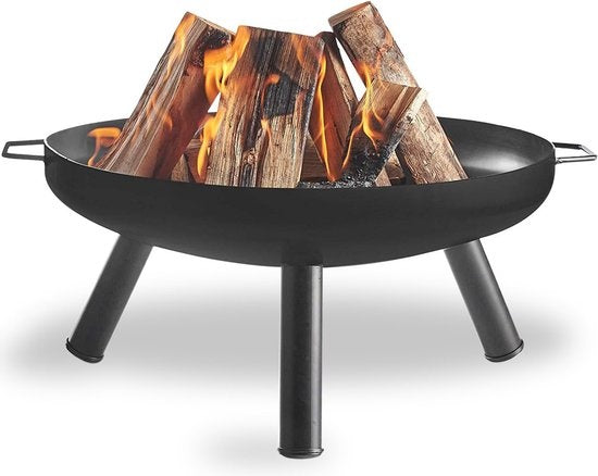 Goliving Vuurschaal Voor Buiten - Vuurkorf - Tuinhaard - Sfeerhaard - Terrasverwarmer - Staal - Ø 60cm