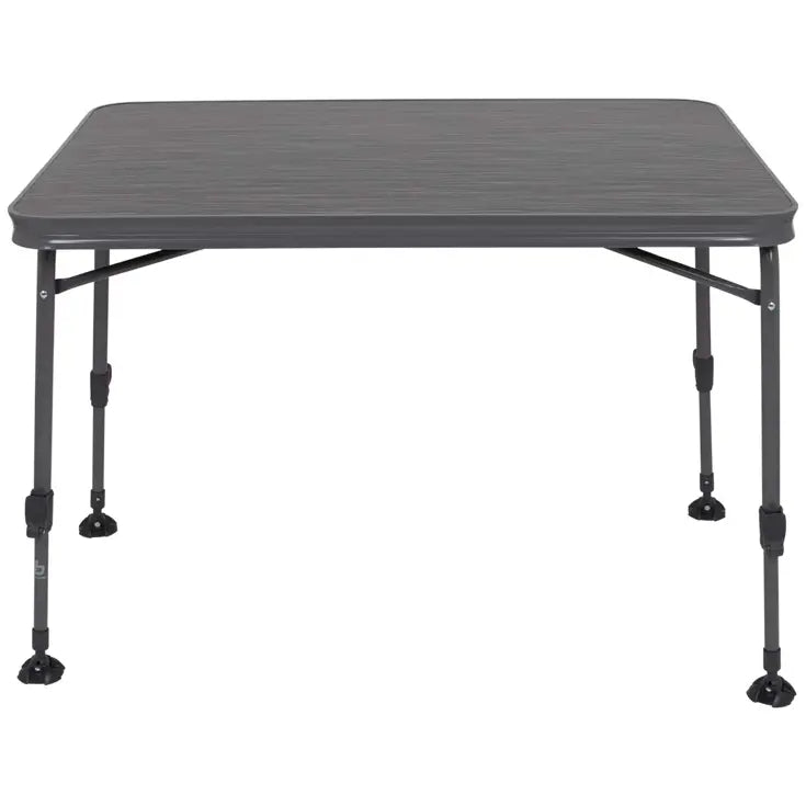 Logan Campingtafel – Inklapbaar – Verstelbare Poten – 100 x 68 cm – Grijs