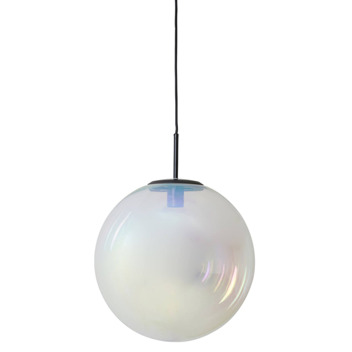 Medina Hanglamp - Glas - Ø40cm - Rainbow/Zwart