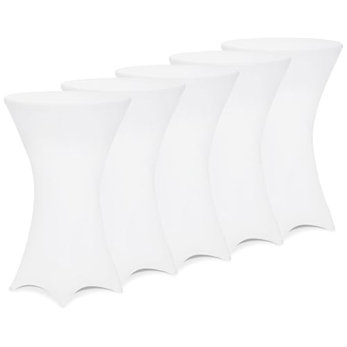 Detex Tafelhoes Cocktailtafel Elastisch - 5 Stuks - Wit