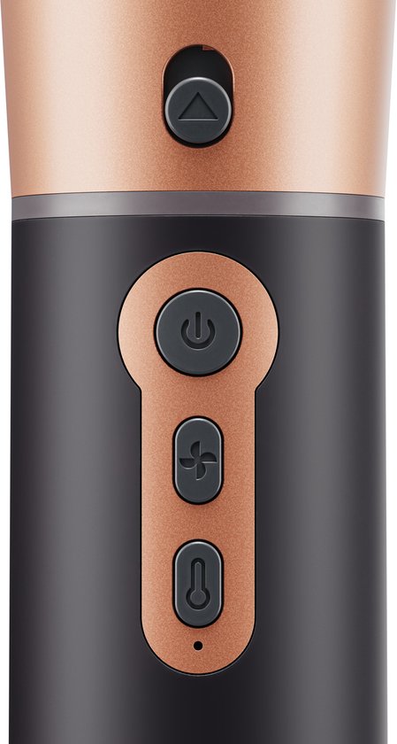 Princess Airstyler Plus 529215 – 6‑in‑1 Föhnborstel – 1000W – Met 6 opzetstukken – 3 Warmtestanden – 2 Snelheden – LED‑indicator
