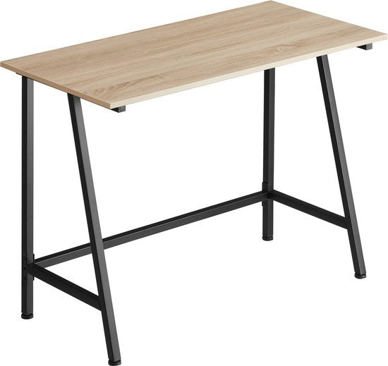 tectake® - Bureau Newton industrieel lichtbruin - 100 x 50 x 77 cm - 404422