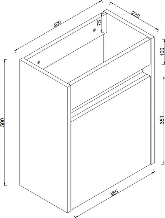 VDD – toiletmeubel – toiletmeubel met wasbak – toiletmeubel oak – fonteinmeubel – fontein meubel