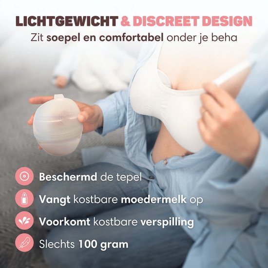 Vulpes Goods® Babycare Lekschaal – Moedermelk Opvangcup – BPA Vrij – 60ML