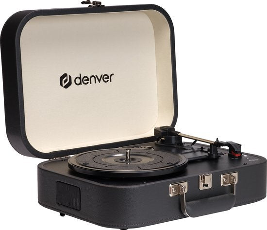 Denver Platenspeler - Ingebouwde Speakers en Versterker - Incl. PC Software - Auto-stop - Retro - VPL130