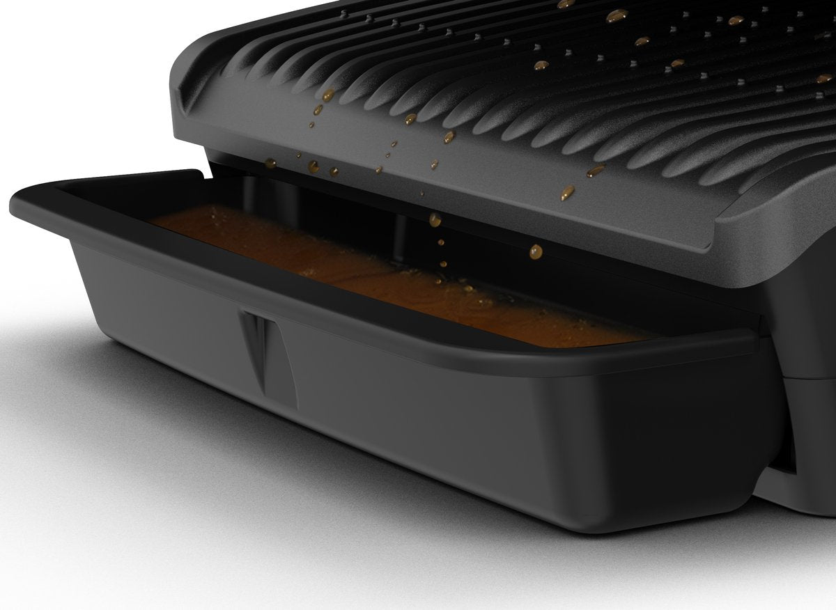 Tefal OptiGrill Elite GC7508 - Intelligente Contactgrill 30x20 cm - 12 Automatische Programma's voor Vlees, Vis, Groenten - Digitale Grillassistent - Zwart - 2000W