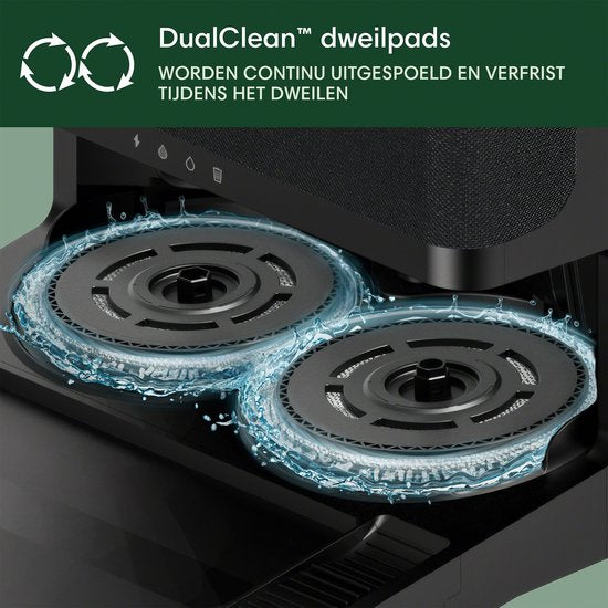 iRobot Roomba® Plus 405 Combo Robot + Autowash™ Dock - Robotstofzuiger met Dweilfunctie - Zwart - G1850