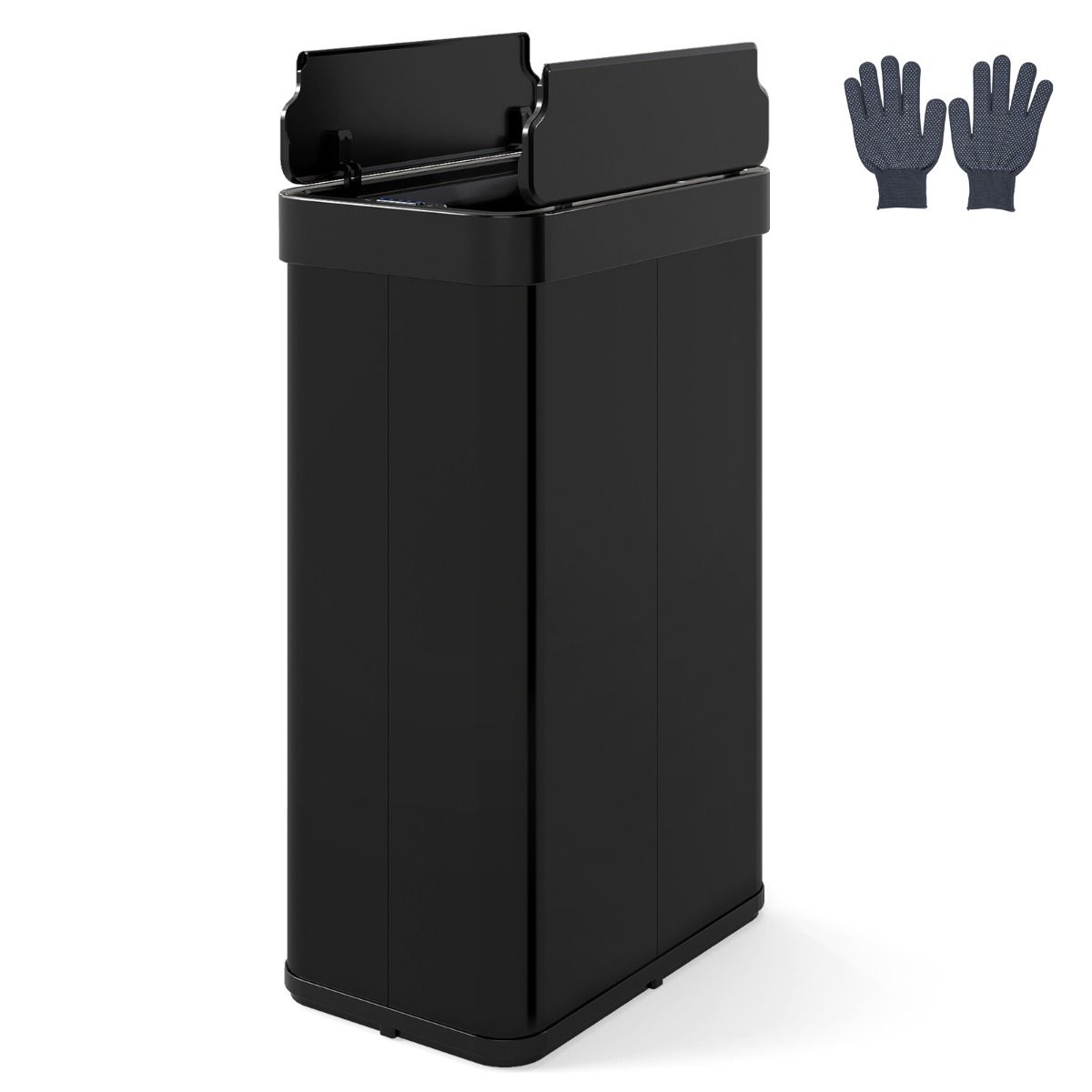 Coast Sensor Prullenbak - automatische opening en sluiting - 60 liter - zwart