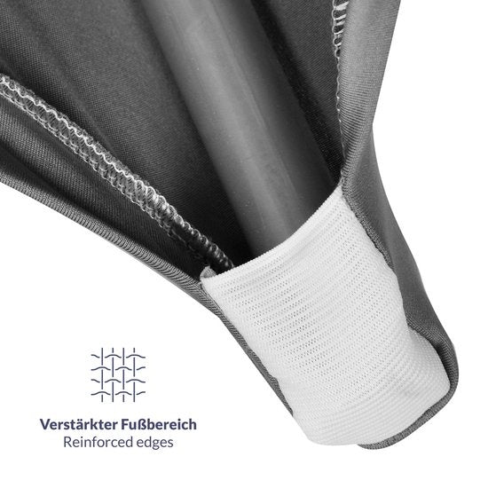 Statafelrok – 5 Stuks Ø 80-85cm Stretch - Antraciet