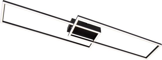 Lucide ARIANNE - Plafonnière (Plafondlamp) - LED - CCT - 1x23W 2700K/4000K - Zwart