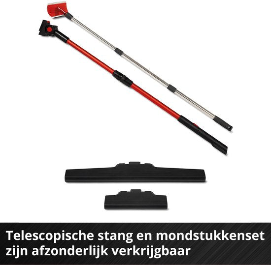 Einhell Accu Ruitenreiniger BRILLIANTO Li Solo - Power X-Change - 18V/Li-ion - Werkbreedte: 28 cm - Excl. accu en lader