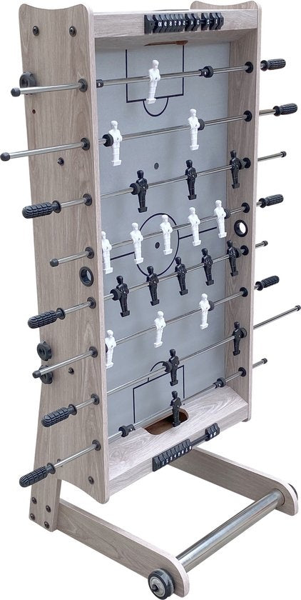 Cougar Scorpion Kick opklapbare Voetbaltafel Eiken -  122 x 61 x 80 cm - Incl. ballen