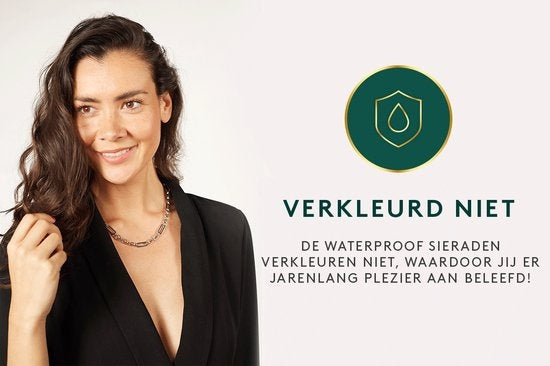 Laura Ferini Dames Ketting Valentina Zilver - Zilverkleurige Schakelketting