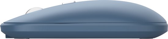 Trust Lyra - Draadloos Toetsenbord en Muis - Multi connect - Qwerty US - Blauw