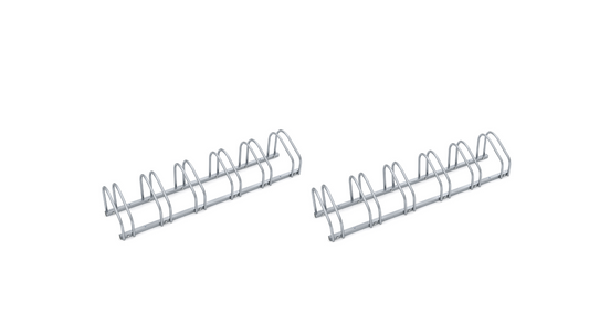 Monzana 2 stuks Fietsenrek - Fietsenstalling- voor 12 fietsen - 160x32x27 cm - Metalen fietsenrek
