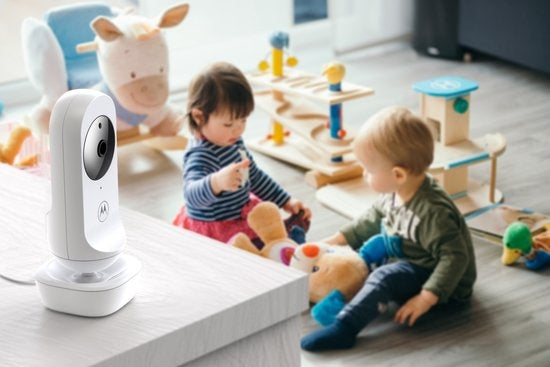 Motorola Nursery Babyfoon - met Camera - VM34 - 4.3-Inch Kleurendisplay - Infrarood Nachtzicht - Terugspreekfunctie - Slaapliedjes