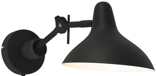 Wandlamp Anne Light & home Kasket - Zwart