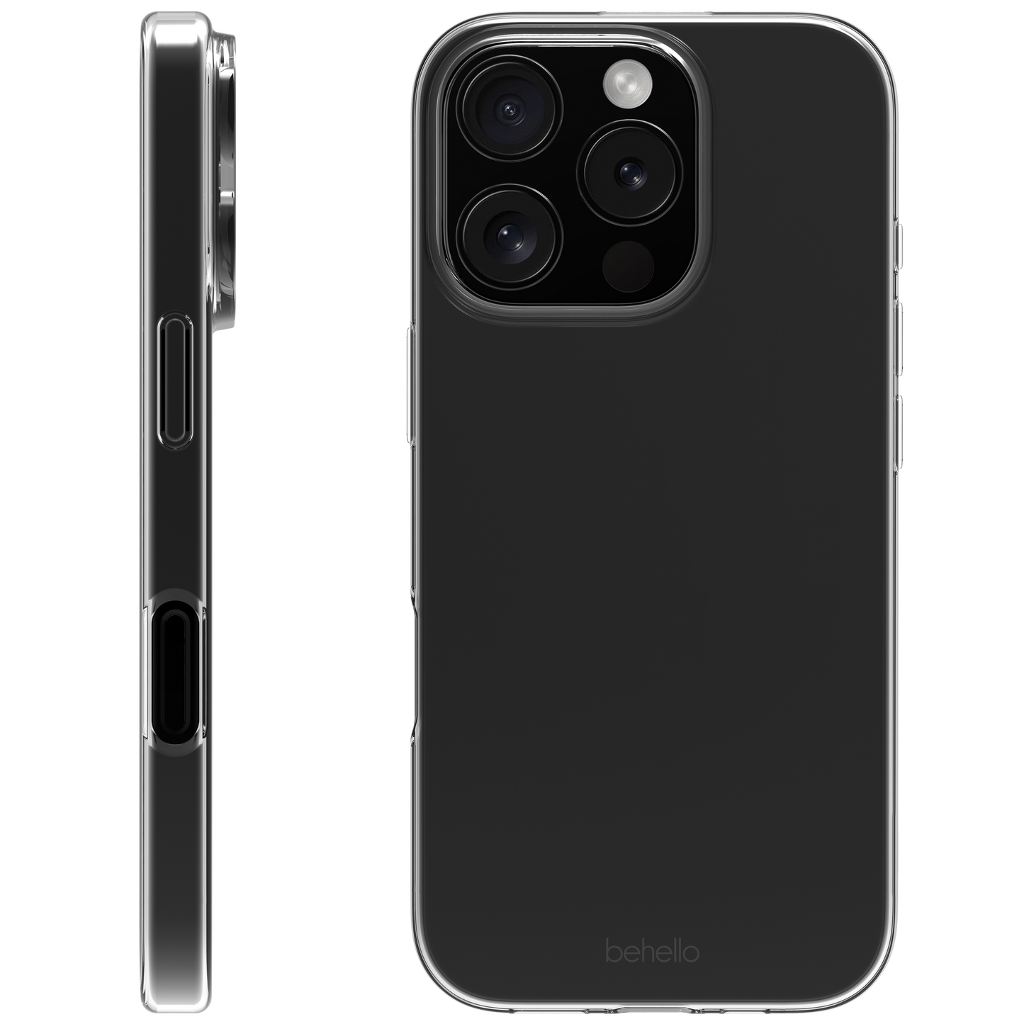 BeHello Telefoonhoesje iPhone 16 Pro Max Thin Gel Case - Transparant