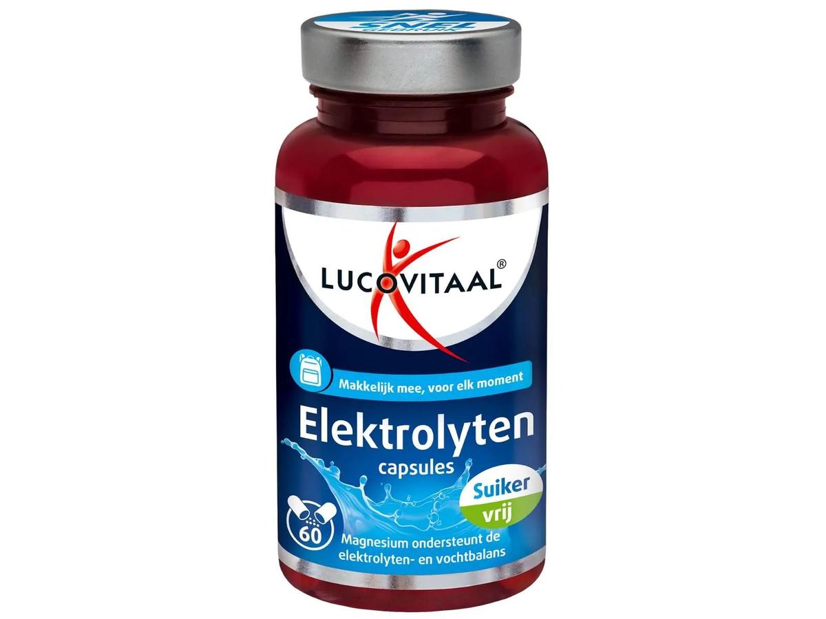 Lucovitaal Elektrolytencapsules - 60 capsules - Bevordert Hydratatie en Energie