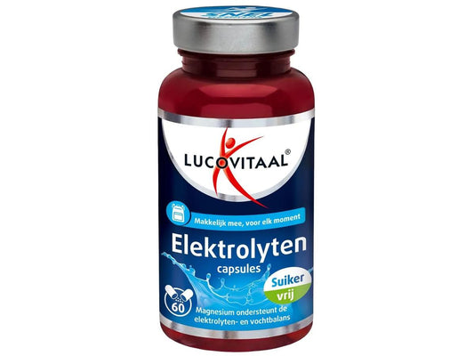 Lucovitaal Elektrolytencapsules - 60 capsules - Bevordert Hydratatie en Energie