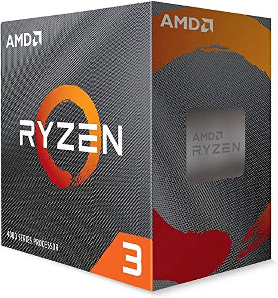 AMD Ryzen 3 4100 Boxed - Desktop processor - CPU - 4 Core - 8 Threads - 3,8GHz/4GHz - Socket AM4 - Inclusief koeler