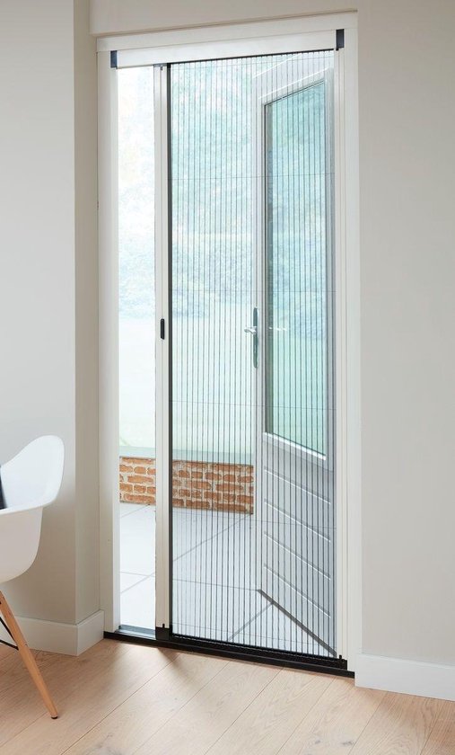 Bruynzeel Plissé S900 Hordeur - Voorgemonteerd - Aluminium - 96 x 232-236 - Wit